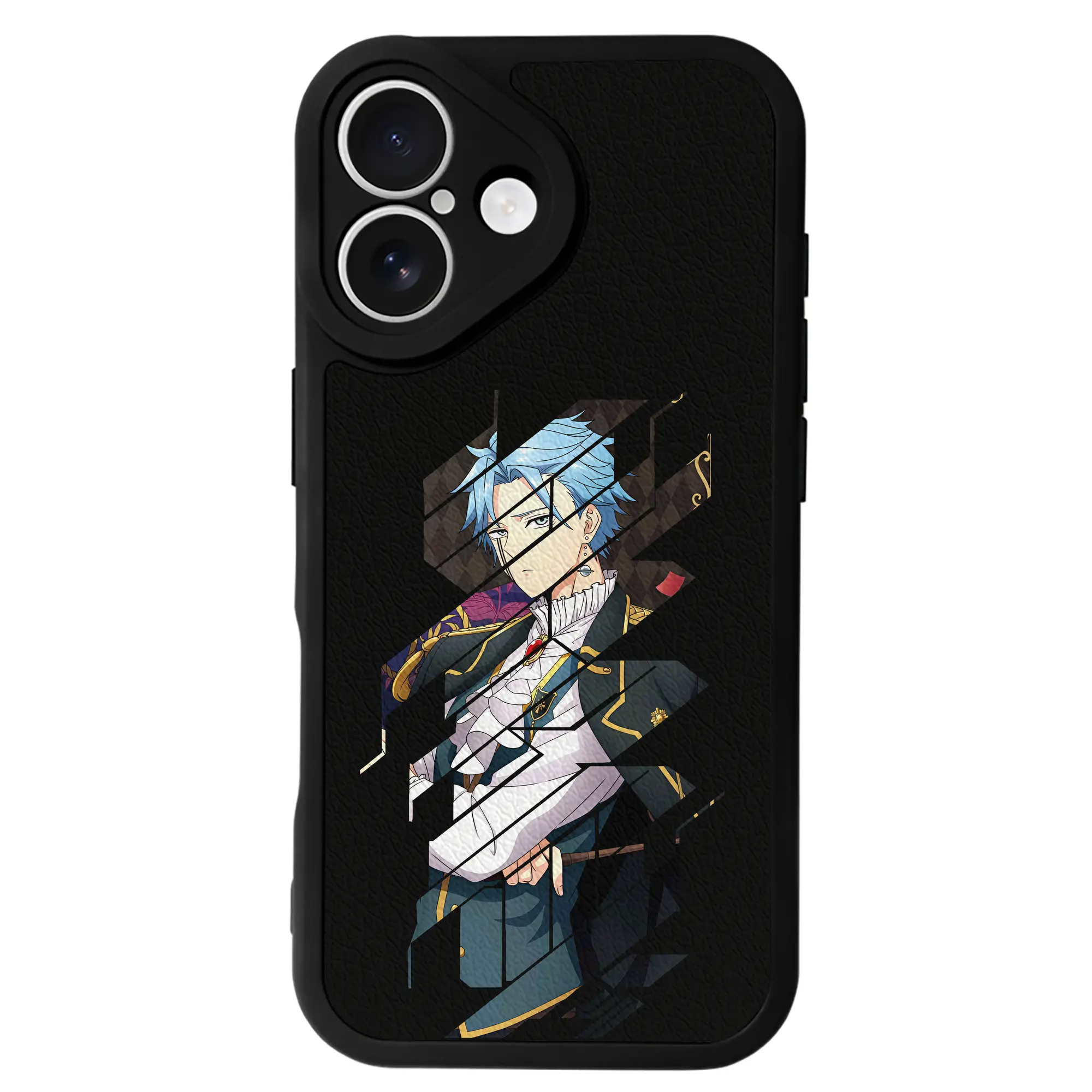 マッシュル グッズ,ランス・クラウン - IPhone 16シリーズ対応 ・ シリコンスマホケース ・ レザー調 ・ 高精度フィット ・ 耐衝撃 ・ ワイヤレス充電対応 ・ 精密カット